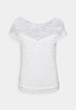 Vila Vikalila Capsleeve - T-Shirt Print - Cloud Dancer