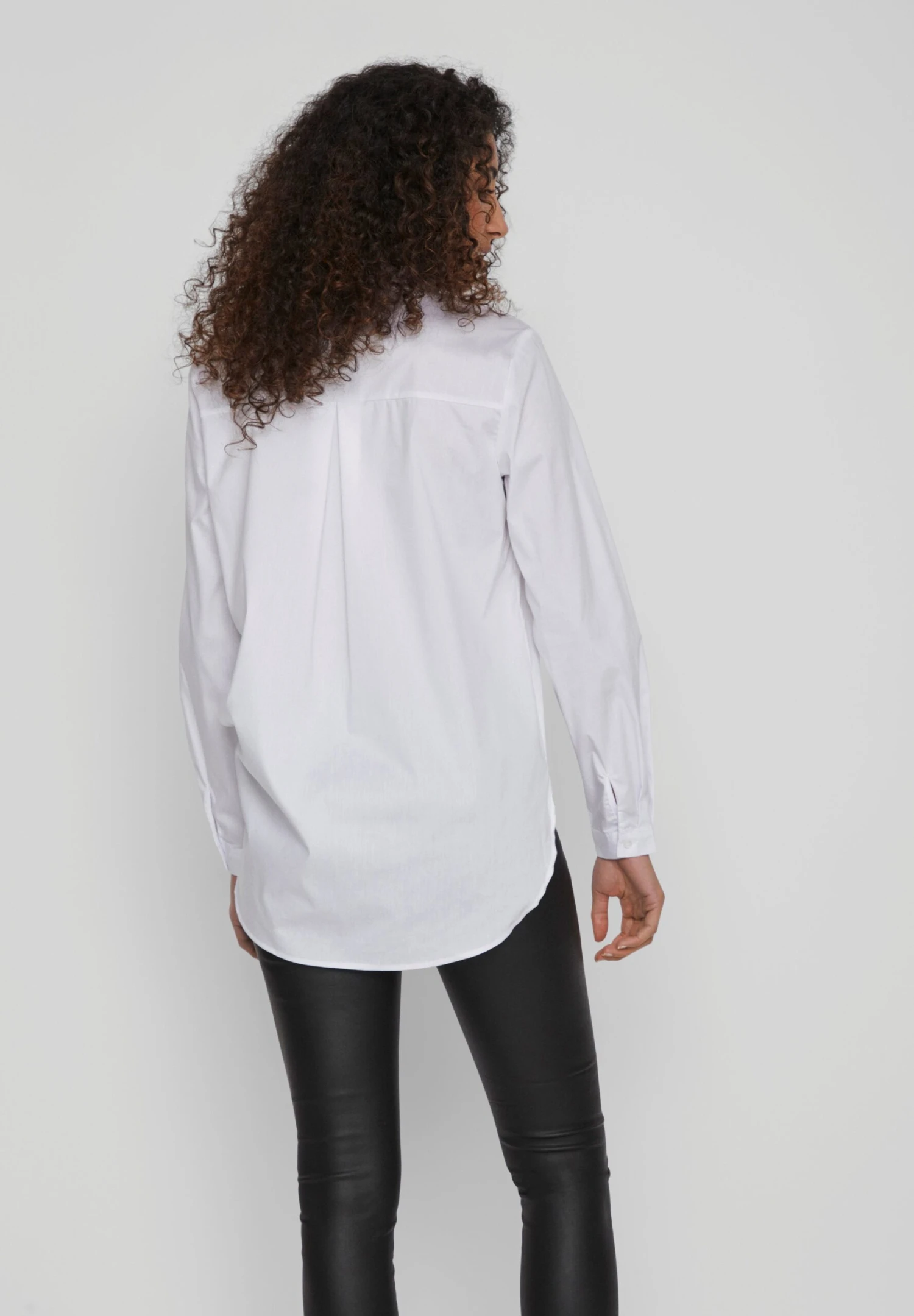 Vila Vigimas - Overhemdblouse - White 5 Vila Vigimas - Overhemdblouse - White - Afbeelding 3