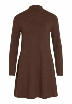Vila Gebreide Jurk - Shaved Chocolate -Dames cd8beb8c32e444389d4a252ea4026843