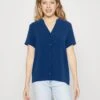 Vila Vijosa V-Neck- Blouse - Mazarine Blue -Dames ce9b0d73eb6e476ab91885707623e170