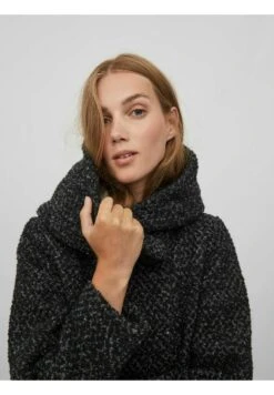 Vila Halflange Jas - Medium Grey Melange -Dames cf34e909cfbd4b6cb914b2a7859743af