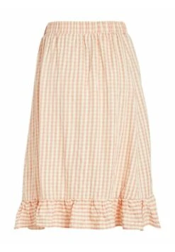 Vila Gerüschter - A-Lijn Rok - Rose Smoke -Dames d01b07bfbf5843a28071fd51134ff242