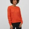 Vila Vioa O Neck - Trui - Tigerlily -Dames d08987ef2d5248f8875b1d40749db587