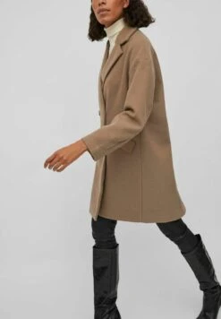 Vila Halflange Jas - Walnut -Dames d1c9846c7549452bac4bc093d438a92a