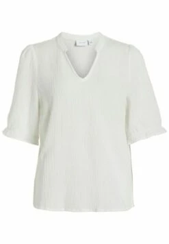 Vila V-Ausschnitt - Blouse - Cloud Dancer -Dames d2d898d40ccf4943982f4fa11c224bfc