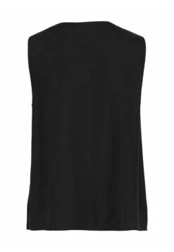 Vila Mit V-Ausschnitt Ärmelloses - Blouse - Black -Dames d2fb21fe5d8c4b70811b22e6b166529f