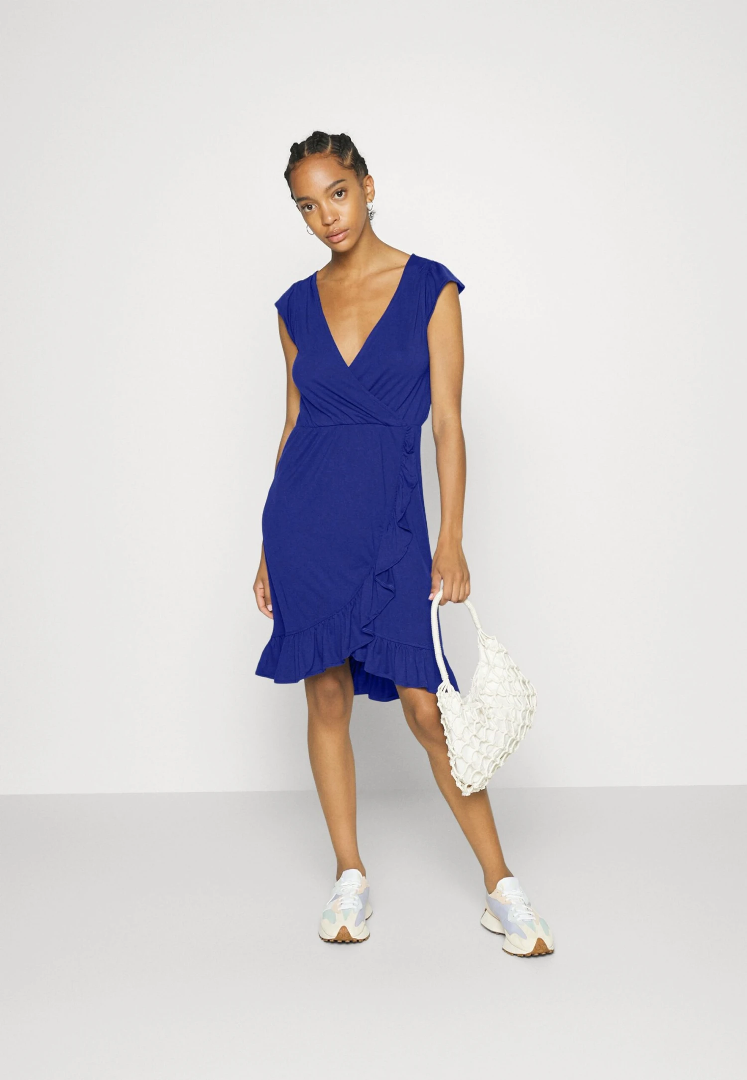 Vila Vimooney - Jerseyjurk - Mazarine Blue 4 Vila Vimooney - Jerseyjurk - Mazarine Blue - Afbeelding 2