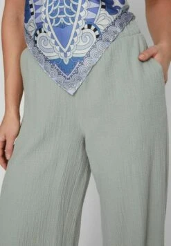 Vila High Waist Straight Fit - Broek - Green Milieu -Dames d469fd8016c0435b92c303a21b69cde9