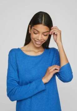 Vila Viril Ls Noos - Gebreide Jurk - Lapis Blue -Dames d4f164df0c1641438892d7af914aff6e