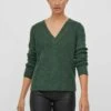 Vila V-Ausschnitt - Trui - Pineneedle