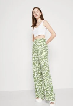 Vila Vimoras Ria Pant - Broek - Calliste Green -Dames d5056d1eae1646f5bee79abe6f854f89