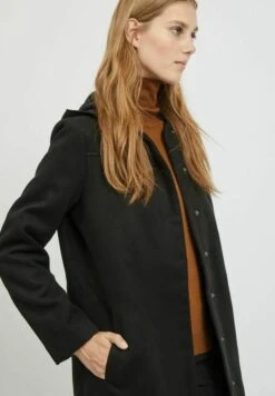 Vila Halflange Jas - Black -Dames d5659bc04f2346d8a82310c41c6ab953