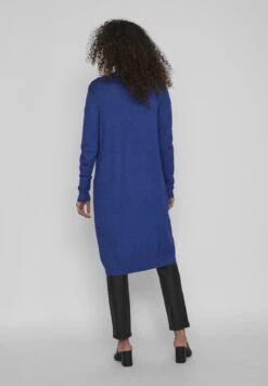 Vila Viril Long Cardigan - Vest - Mazarine Blue Melange -Dames d5f84ced979e429fa4f6539fe0279d7a