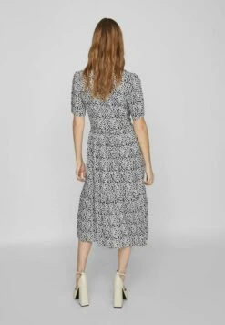 Vila Kurzärmeliges - Blousejurk - Cloud Dancer -Dames d69d5c0b8cd34f93ace5889a0e230743