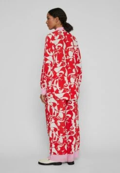 Vila Overhemdblouse - Flame Scarlet -Dames d70b8bb808444eda84f087f18cfe3a89