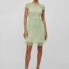 Vila Kurzes - Cocktailjurk - Cameo Green 2 Vila Kurzes - Cocktailjurk - Cameo Green -Dames d74c3f99a169439f87829a3096f46fa8