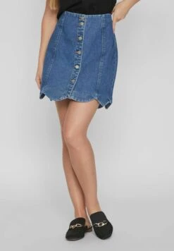 Vila A-Lijn Rok - Medium Blue Denim