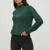 Vila High Neck - Trui - Pineneedle