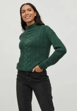 Vila High Neck - Trui - Pineneedle
