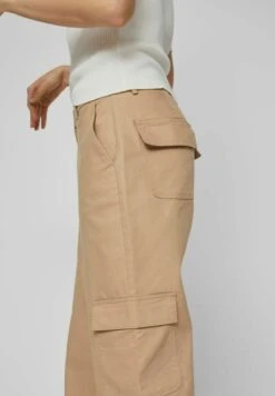Vila Mid Rise - Cargobroek - Beige/Mottled Beige -Dames d807f37382bd4c4194db7eccb660d347