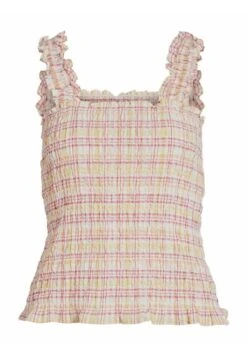 Vila Gesmoktes Ärmelloses - Blouse - Cloud Dancer -Dames d880920d6109499aae76ea9e32a5fbf8