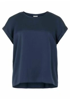 Curve - T-Shirt Basic - Navy -Dames d8a638ddeecd454cb593834ec6a89645
