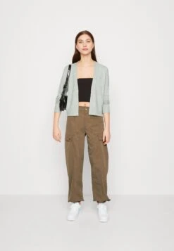 Vila Viril Short Cardigan - Vest - Green Milieu Melange -Dames d8d1e0b5de7d4ab6b1f3b8b3faf0bebe