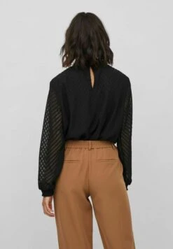 Petite - Blouse - Black -Dames d97c58dbd1894df68d30fa16ba1432b6