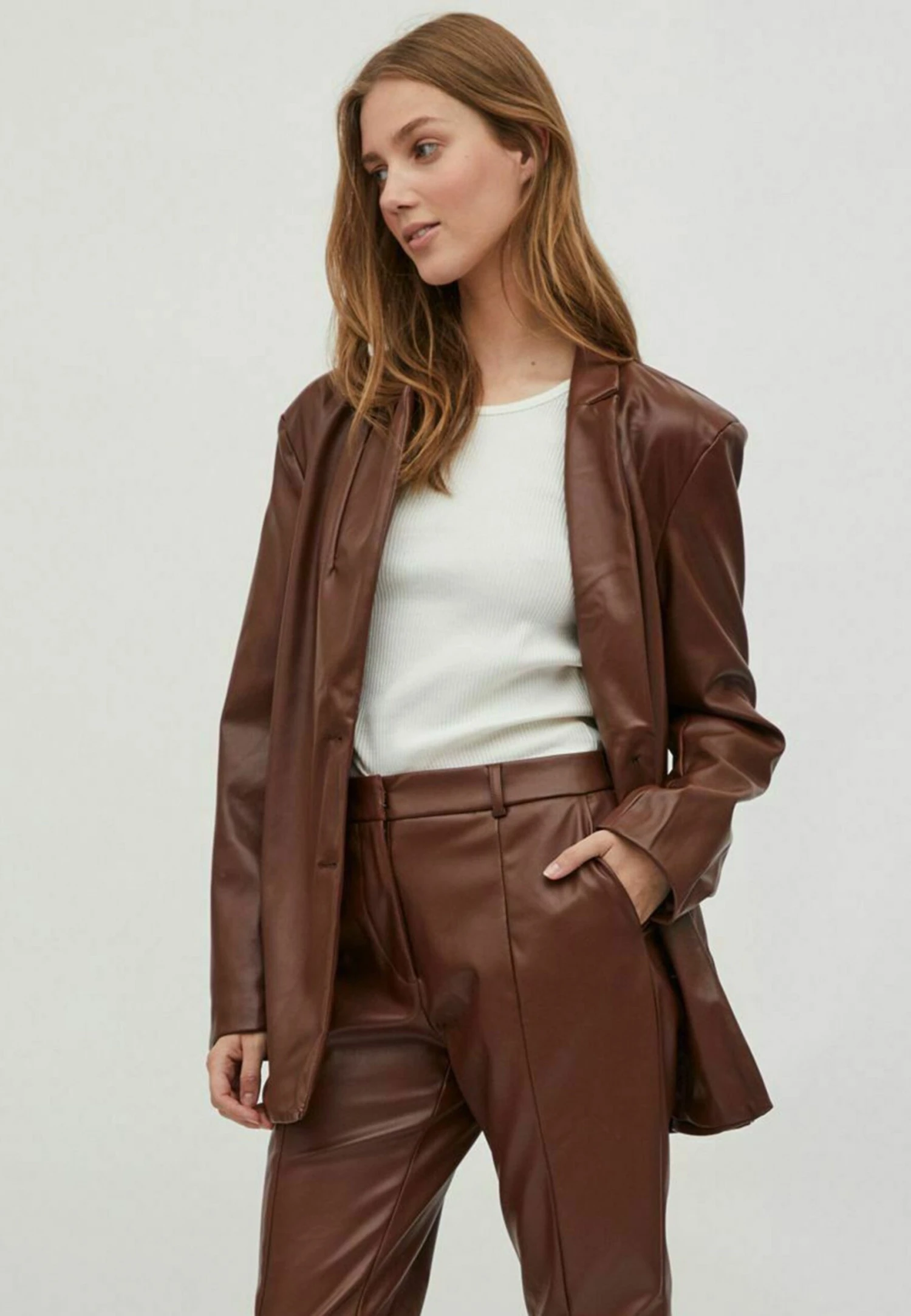 Vila Blazer - Chocolate Fondant 3 Vila Blazer - Chocolate Fondant