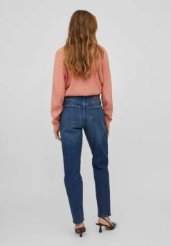 Vila Relaxed Fit Jeans - Dark Blue Denim -Dames d9e1c0cf8ea7458ea73976c8dfb776a3