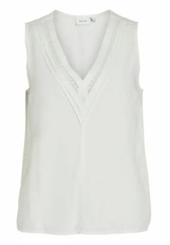 Vila Mit V-Ausschnitt Ärmelloses - Top - Cloud Dancer -Dames da948f8f395a409b9605a8b6c16344ac