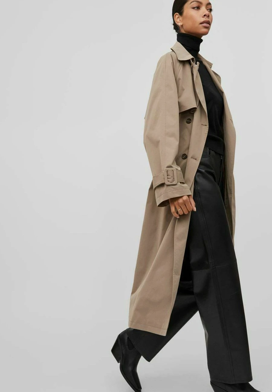 Vila Trenchcoat - Walnut 8 Vila Trenchcoat - Walnut - Afbeelding 6