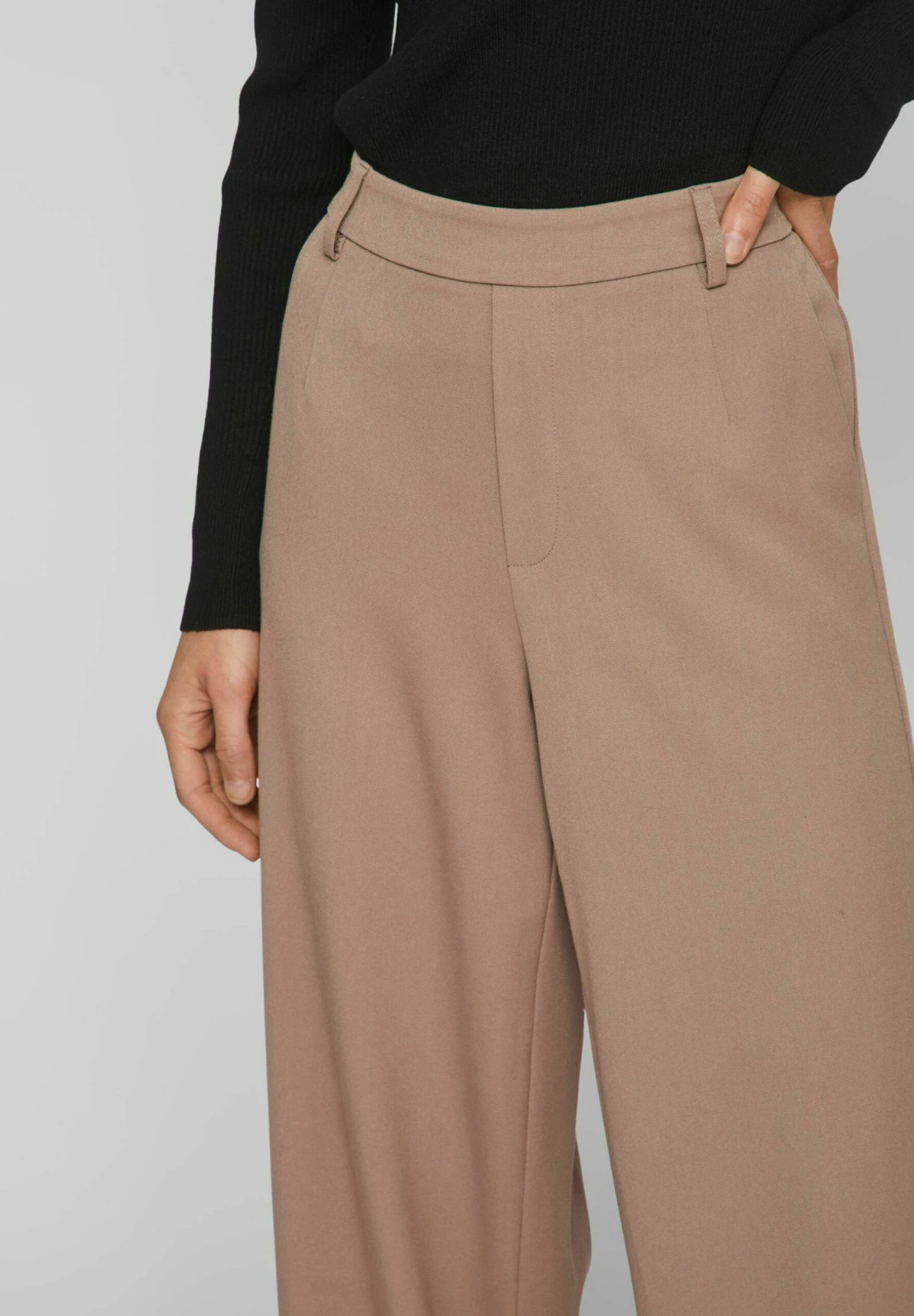 Vila Vivarone Hw WideNoos - Broek - Brown Lentil 6 Vila Vivarone Hw WideNoos - Broek - Brown Lentil - Afbeelding 4