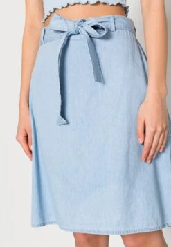 Vila Viskirty Fanzi Belt Skirt - Minirok - Light Blue Denim -Dames dc8366f663c34b0bb52bea3b947ebfd5