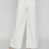 Vila Wide Fit High-Rise - Flared Jeans - Cloud Dancer