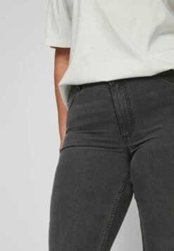 High Waist - Jeans Skinny Fit - Medium Grey Denim -Dames ddf6c56dca784ee1b7604a9a0abf4109