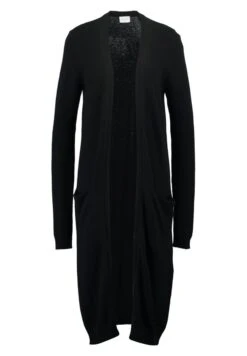 Vila Viril Long Cardigan - Vest - Black -Dames dea6073ddda045f1a2990254d1d23175