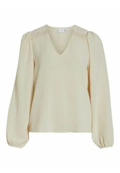 Vila Mit Langen Ärmeln V-Ausschnitt - Blouse - Birch -Dames dee72b5b7124468bb1a0e0882a2c3502