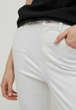 Vila High Waist - Jeans Skinny Fit - White Denim -Dames df236c06e38e4835bbcc8a827ef9845d