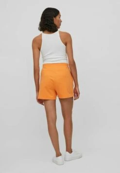 Vila High Waist - Shorts - Tangerine -Dames df805d8731f14101aea4e3262c18bec5