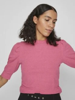 Vila Vifelia - Longsleeve - Pink Yarrow 12 Vila Vifelia - Longsleeve - Pink Yarrow -Dames e1a4547e56d64f08a2854e731242d6ac