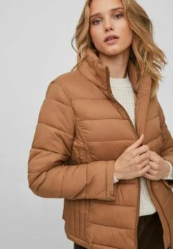 Vila High Neck - Winterjas - Toasted Coconut -Dames e20b470b7f2142e68ebaafbc372f8c37