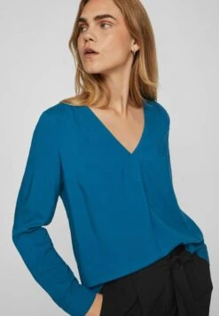 Vila Jolly Ls-Noos - Blouse - Moroccan Blue -Dames e24ef5f649b54653bb1c1b9ef0f0d4a9