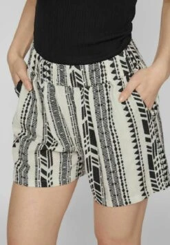 Vila Gestreifte - Shorts - Birch -Dames e2524de81db04b20987090244dbe6294