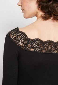 Vila Vibe Off Shoulder - Longsleeve - Black -Dames e41ec51539ca420ca43e5f10db266fbc