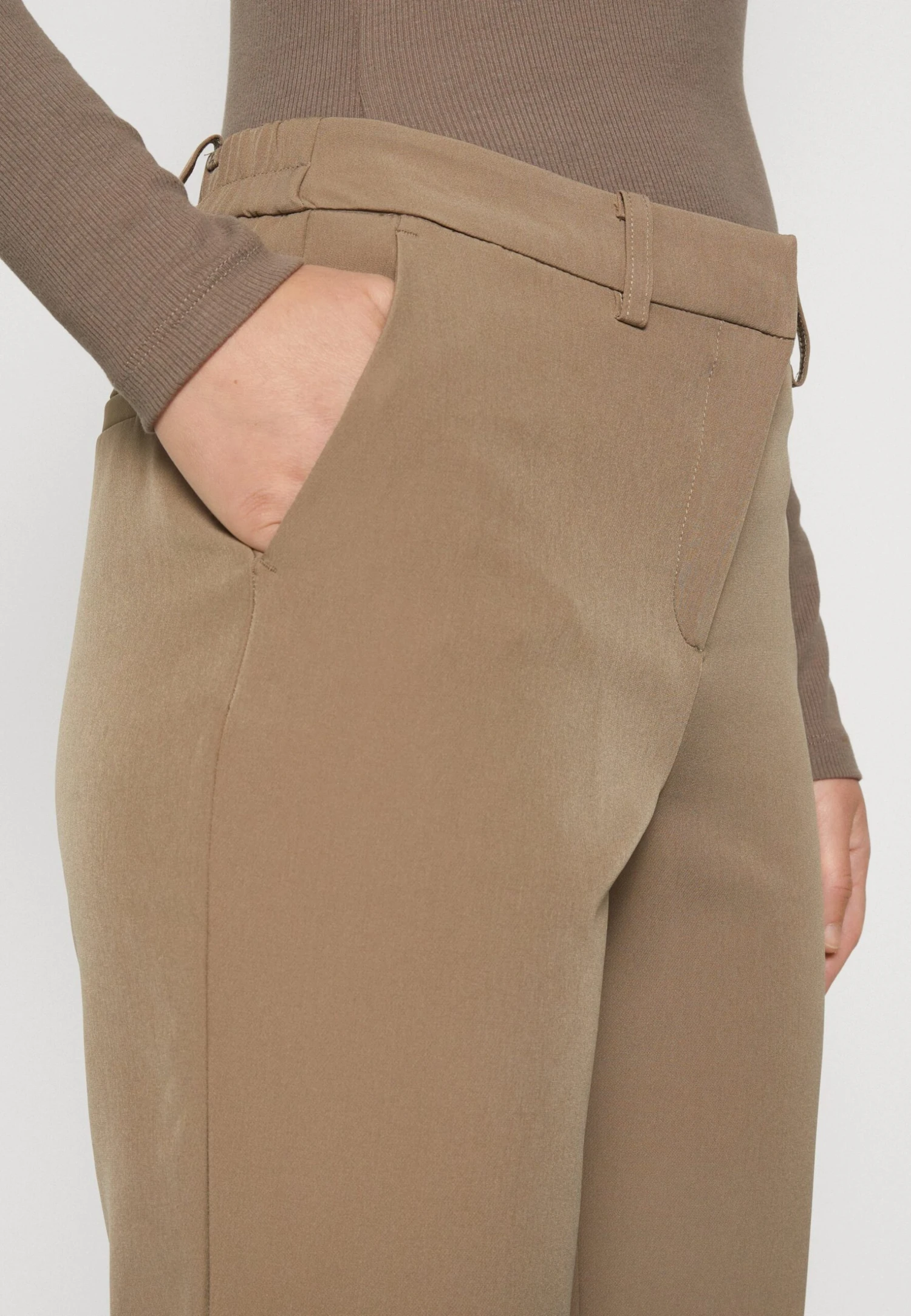 Vila Vimary Pant - Broek - Brown Lentil 6 Vila Vimary Pant - Broek - Brown Lentil - Afbeelding 4