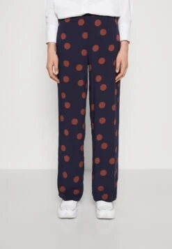 Vila Virosa Wide Pant - Broek - Navy/Brown