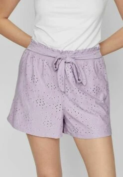 Vila High Waist - Shorts - Pastel Lilac -Dames e9f69251f9cf4f04a96710339b81b159