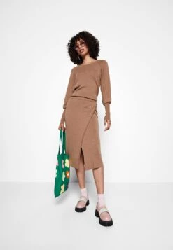 Vila Vimarla O Neck - Trui - Toasted Coconut Melange -Dames ea97d71ded954b9c87985a5223089343