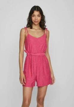 Vila Play Träger - Jumpsuit - Pink Yarrow